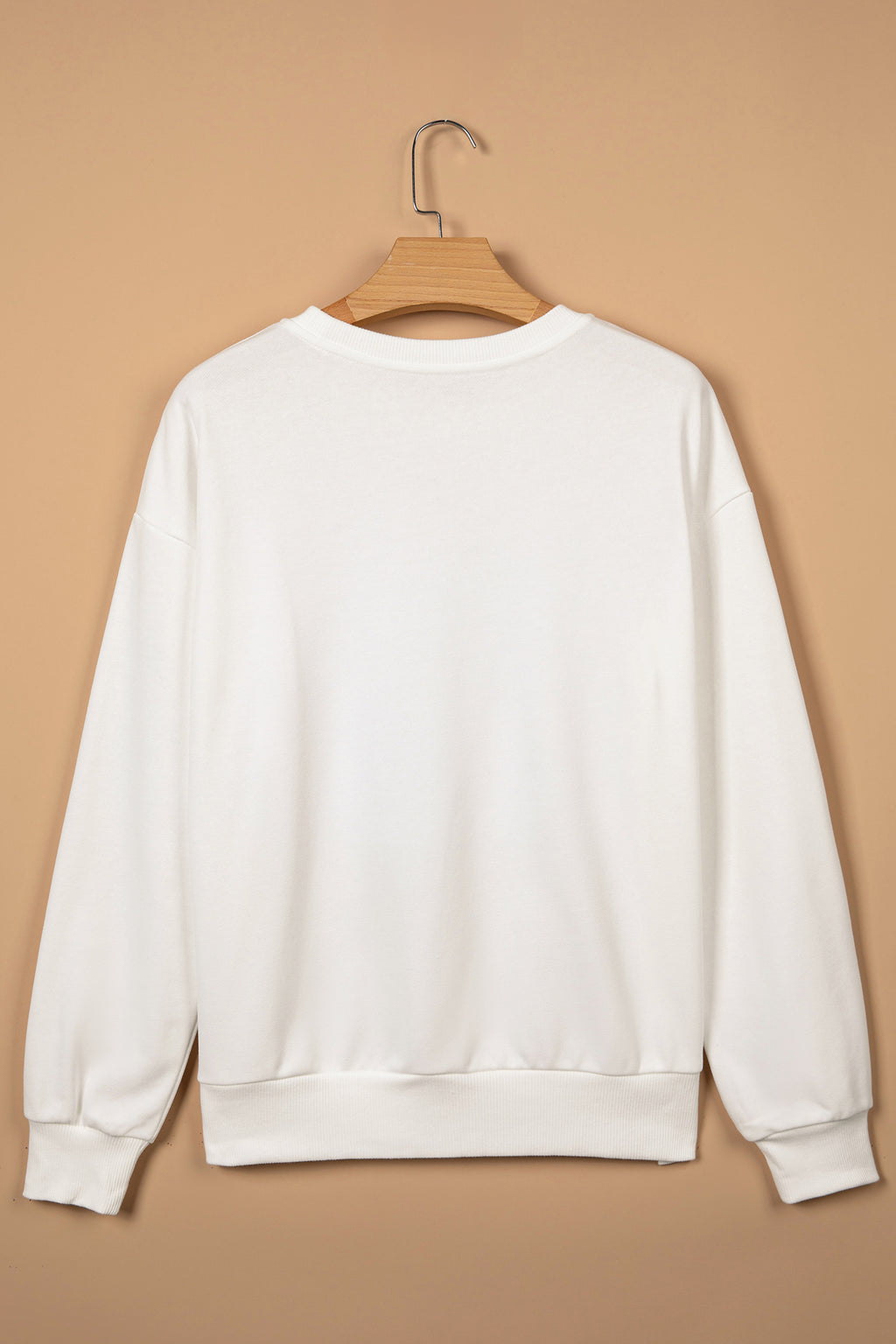 White HOLLY JOLLY Gingham Letter Graphic Plus Size Christmas Sweatshirt